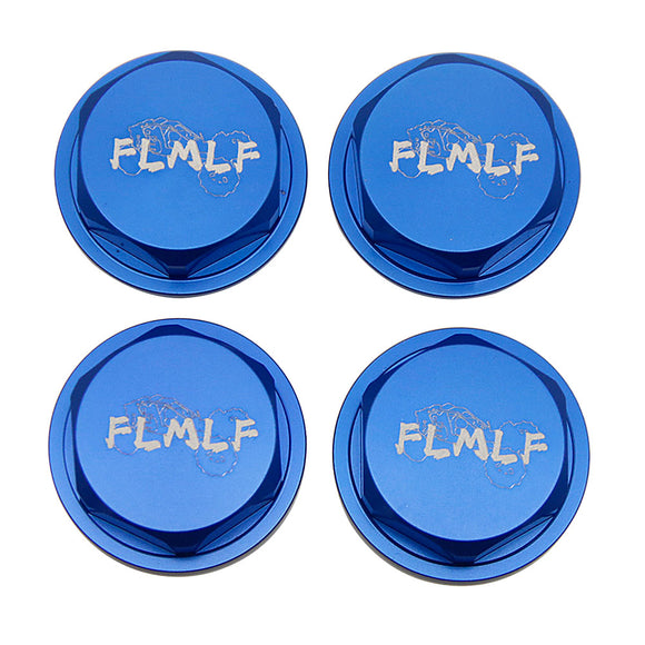 FLMLF Aluminum Wheel Nut 4PCS 24mm Blue fit 1/5 HPI Baja RV King Motor 5B 5T 5SC  Radio controlled toy model Vehicle/Boat/Airplane and replacement parts therefor