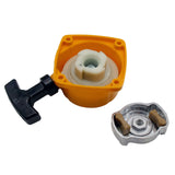 FLMLF Plastic pull starter Yellow with Pawl fit RCMK ZENOAH Marine Gas Engine RC Boat For  Radio controlled toy Car/Boat/Airplane and replacement parts therefor