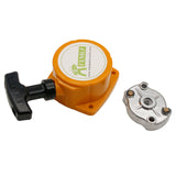 FLMLF Plastic pull starter Yellow with Pawl fit RCMK ZENOAH Marine Gas Engine RC Boat For  Radio controlled toy Car/Boat/Airplane and replacement parts therefor