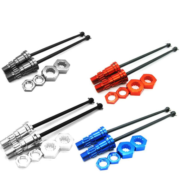 FLMLF Alloy Front and Rear Drive Shaft For 1/5 Traxxas TRX X-Maxx XMAXX Radio controlled toy Car/Boat/Airplane and replacement parts therefor