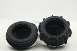 Desert Front and Rear Tires Skin Sand Tyre Skin Set Without Inner Foam Fit for 1/5 HPI ROVAN KM BAJA 5B SS For  Radio controlled toy model Vehicle/Boat/Airplane and replacement parts therefor