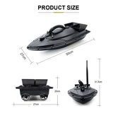 FLMLF Electric Fishing Bait RC Boat 500M Remote Fish Finder 5.4km/h Double Motor For Flytec 2011-5 for  Radio controlled toy model Vehicle/Boat/Airplane and replacement parts therefor