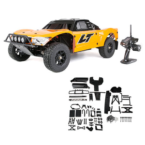 FLMLF 1/5 4WD LT RC Car Updated Version 2.4G Radio Control RC Cars Toys Truck with plastic conversion kit  Toy vehicles and accessories therefor