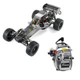 FLMLF 1/5 RC Car Updated Version 2.4G Radio Control RC Cars Toys Buggy with 29CC 4 Bolt Engine Chrome Plating  Toy model vehicles and related accessories sold as units