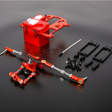 Alloy CNC Steering system with battery case kit Upgrade for HPI BAJA 5B 5T 5SC