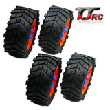 Wheel tires with wheel nuts(4PCS)  for 1/5 Traxxas x maxx 220MM*105MM