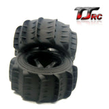 FLMLF Front or Rear sand wheel Tire set fit 1/5 RC HPI baja 5B For Radio controlled toy Car/Boat/Airplane and replacement parts therefor