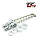 smTSRC Alloy CNC Front and Rear Drive Shaft For 1/5 Traxxas TRX X-Maxx XMAXX