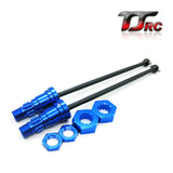 FLMLF Alloy Front and Rear Drive Shaft For 1/5 Traxxas TRX X-Maxx XMAXX Radio controlled toy Car/Boat/Airplane and replacement parts therefor