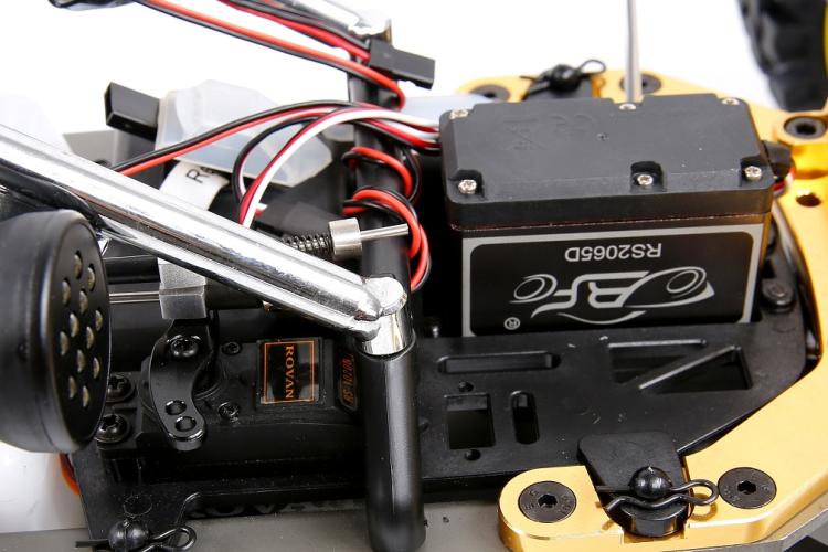 450 45CC Gasoline Engine Alloy Front Rear Arm with LED Light Symmetri ...