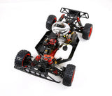 FLMLF 1/5 4WD RC Car Updated Version 2.4G Radio Control RC Car Toy Buggy 450 45CC 2T Gasoline Engine Two 65KG Servo Truck for Rofan LT